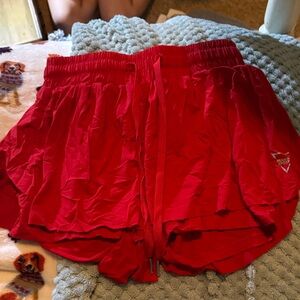 Perry Ellis Vibrant Red Women's Athletic Shorts